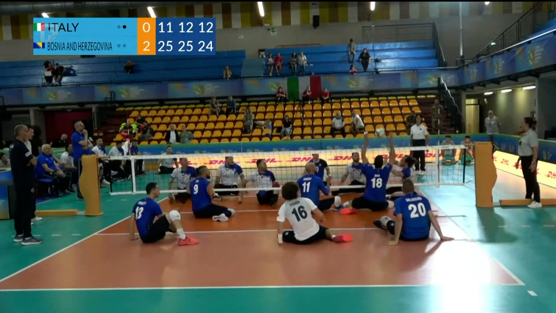 Reprezentacija BiH u sjedećoj odbojci u četvrtfinalu na Europskom prvenstvu